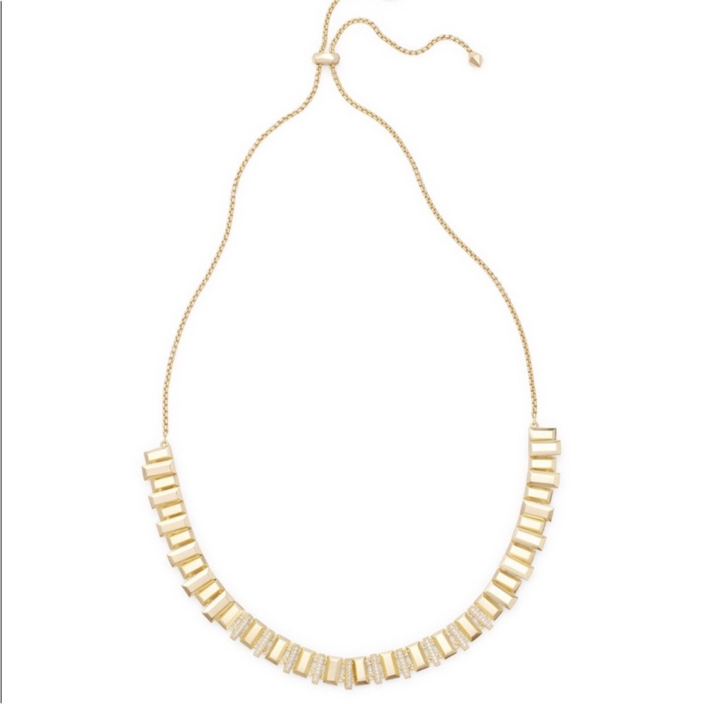 Kendra Scott Harper Choker Necklace in gold. Excellent condition